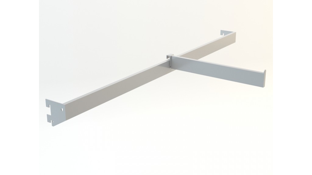 A Type Hanging Arm, 10x40mm interlaced, 90x30cm, Stainless